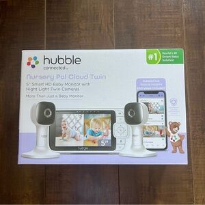 Nursery Pal Cloud Twin 5" Smart HD Baby Monitor - White